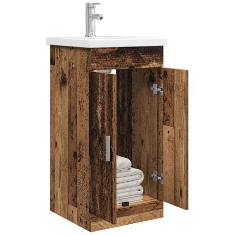 Mobile da bagno con lavabo Legno antico 42 x 40 x 84,5 cm - Foto 2