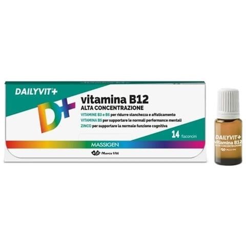 Massigen Vitamina B12 Alta Concentrazione 14 Flaconcini - Foto 1