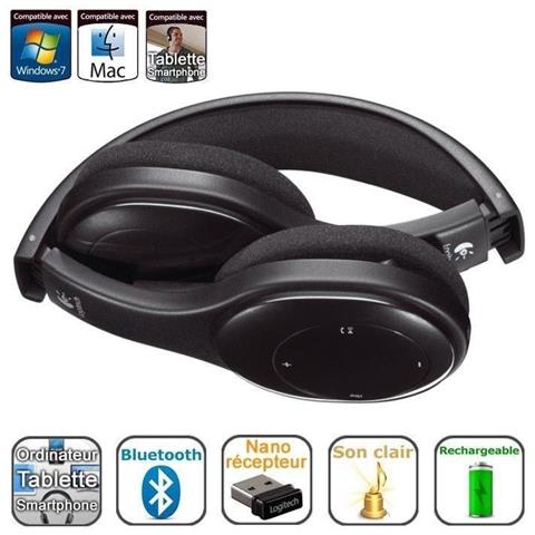 Cuffie con Microfono per PC Connessione Wi-Fi Colore Nero - Foto 5