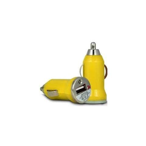 Adattatore Autoaccendisigari Caricabatterie Auto - Giallo - Usb - Foto 1