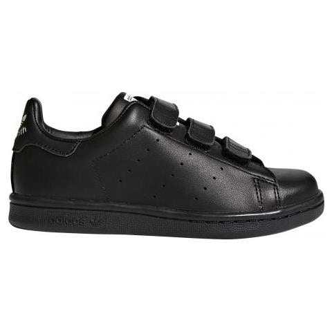 Stan Smith Cf C Black / black / f Scarpa Tempo Libero Bambini Uk Junior 28 - Foto 1