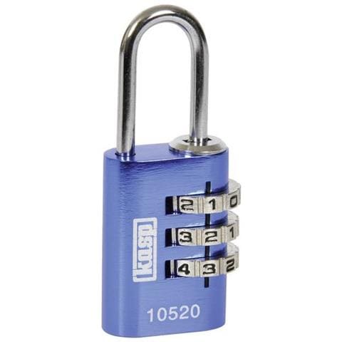 Lucchetto 20 Mm Blu Serratura A Combinazione Numerica - Foto 1