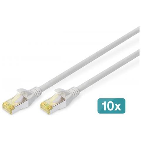 Cavo Patch CAT 6A S /FTP, 10 Pezzi - Foto 1