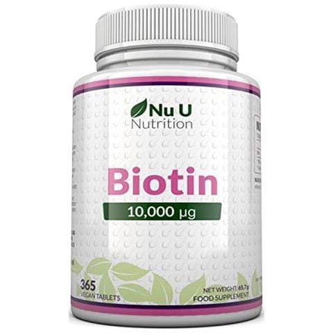 Biotina Crescita Dei Capelli Supplemento - 365 Compresse (esercizio Alimentazione) - Biotina 10000mcg Da - Foto 1