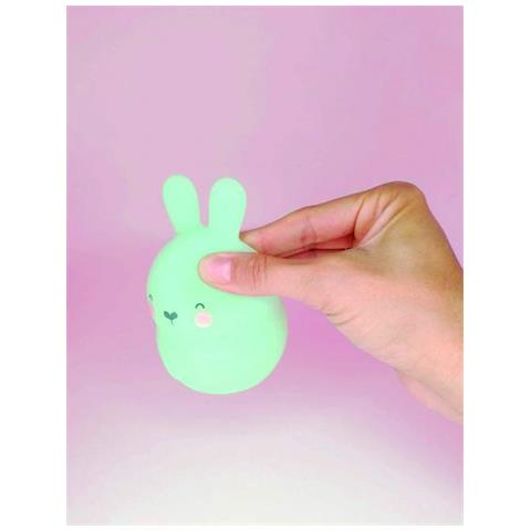 Luce Notturna Coniglio Junior 11 X 7 Cm Silicone Verde Menta - Foto 2