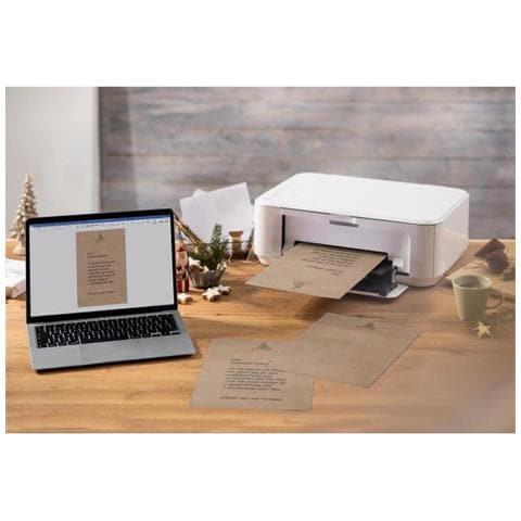 Dp415 Carta Inkjet A4 (210x297 Mm) 100 Fogli Beige, Marrone, Verde, Rosso - Foto 1