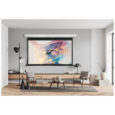 Saker Premium - Schermo Per Proiezione Elettrico - 92 Inch Spirito 16:9 203 X 115 (vorlauf 60cm) Maxwhite Fg Adatto Per: Proiettore Normale - Foto 1