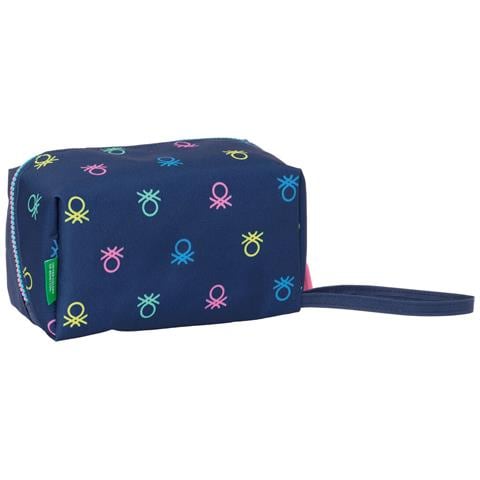 Astuccio Scuola Benetton Cool Blu Marino 22 X 10 X 10 Cm - Foto 2