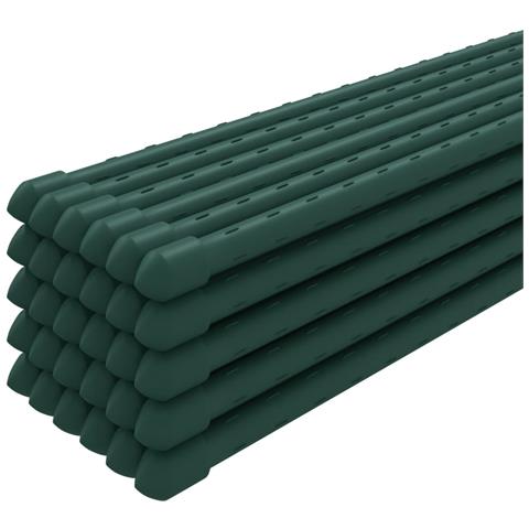 Supporti Per Piante Da Giardino 30 Pz Verde 115 Cm Acciaio - Foto 3