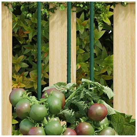 Supporti Per Piante Da Giardino 30 Pz Verde 115 Cm Acciaio - Foto 1