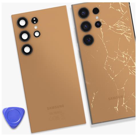 Vetro Posteriore Originale Galaxy S24 Ultra, Rosa Champagne - Foto 2