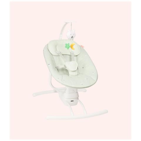 B012306 sedia a dondolo per bambino Verde, Bianco - Foto 2