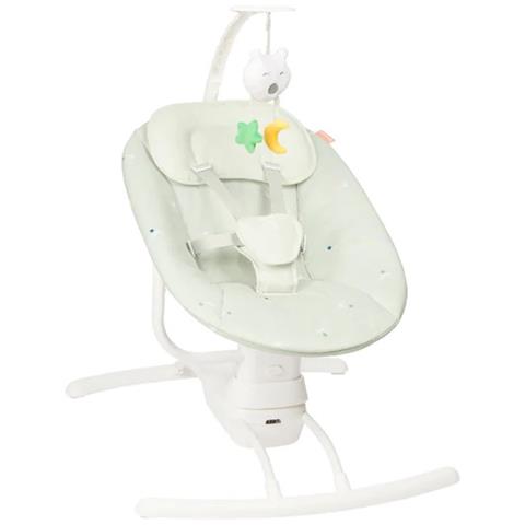 B012306 sedia a dondolo per bambino Verde, Bianco - Foto 1