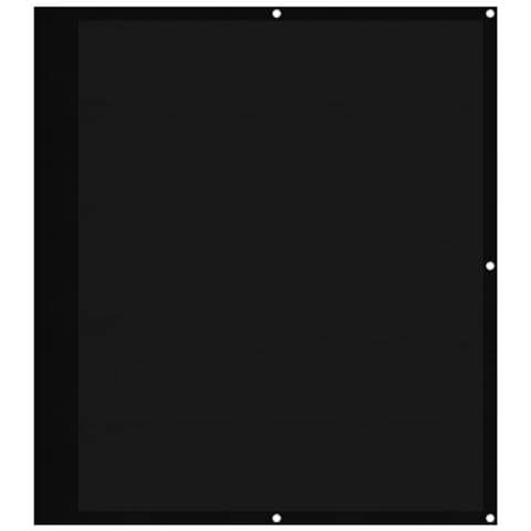 Paravento Da Balcone Nero 120x700 Cm 100% Poliestere Oxford - Foto 2