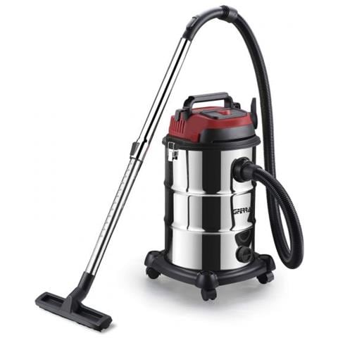 Bidone Aspira Solidi e Liquidi G90034 Fusto 30L Rosso 1200 W - Foto 1