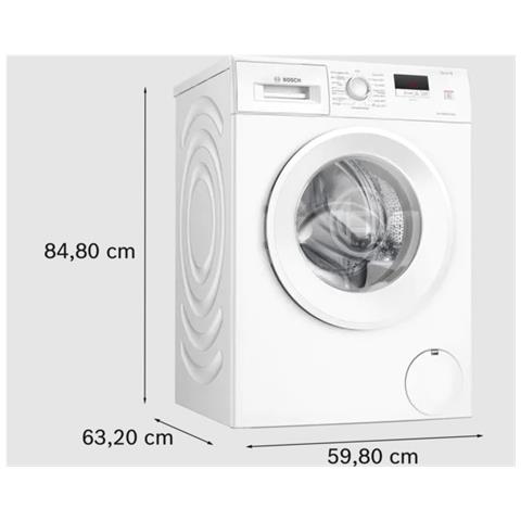 Lavatrice Standard WGE03207FR Serie 2 ActiveWater 8 Kg Classe A Centrifuga 1200 giri - Foto 8