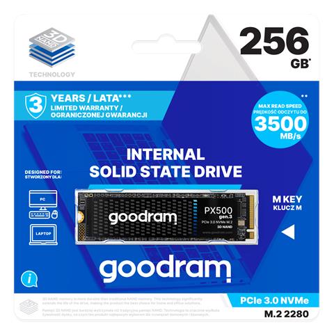 PX500 GEN. 3 SSDPR-PX500-256-80-G3 drives allo stato solido 256 GB M. 2 PCI Express 3.0 NVMe 3D NAND - Foto 2