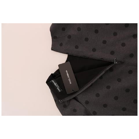 Abito Tubino In Lana Grigia A Pois - It40-s - Foto 5