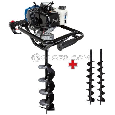 Trivella Mototrivella A Scoppio 52cc 1,97cv 3 Eliche Incluse Eb2000 - Foto 1