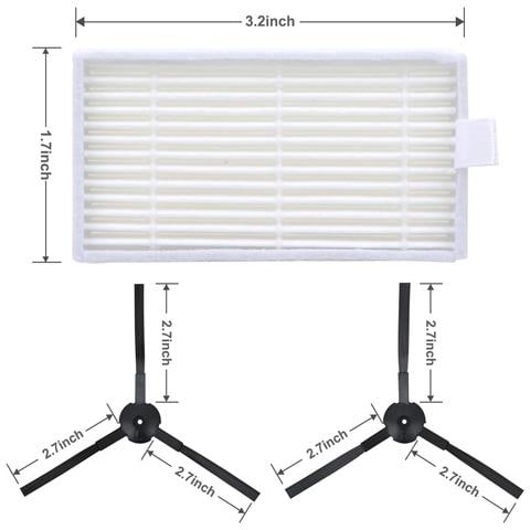 Kit Di Filtri Di Ricambio Per Robot Aspirapolvere Ilife V3 V3s V5 V5s - Foto 2