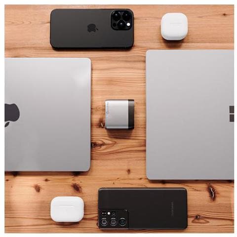 WCM1X67-SGR Caricabatterie per dispositivi mobili Tablet, Computer portatile, Smartphone Nero, Grigio AC Ricarica rapida Interno - Foto 2