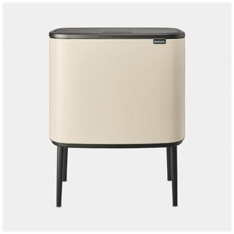 Brabantia Bo Touch Bin 33 L 3 Cestello/i Beige - Foto 1