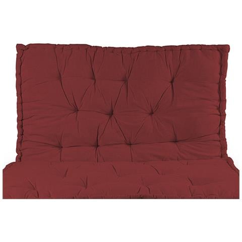 Cuscino Mattonella Per Seduta-schienale Divani Pallet Cuscino Per Bancale 80x120 80x120 Bordeaux - Foto 4