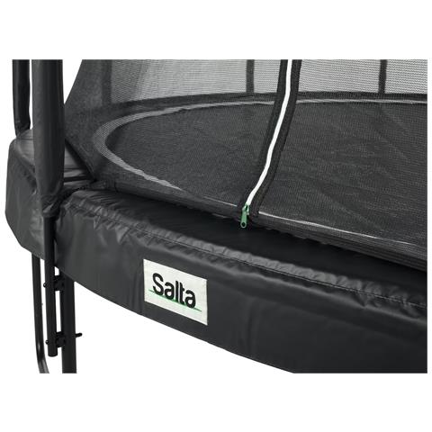 Premium Black Edition Esterno Rotondo Molla elicoidale Trampolino fuori terra - Foto 2