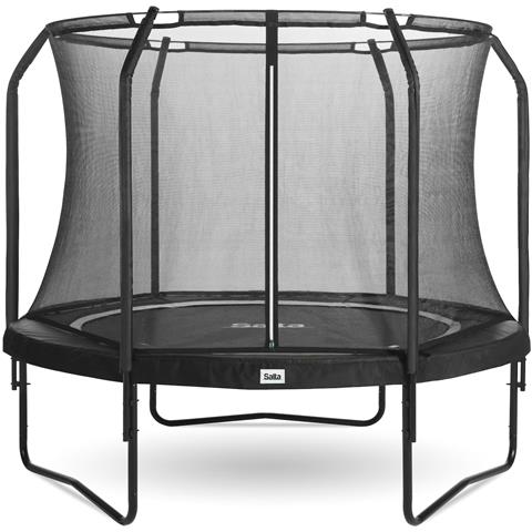 Premium Black Edition Esterno Rotondo Molla elicoidale Trampolino fuori terra - Foto 1