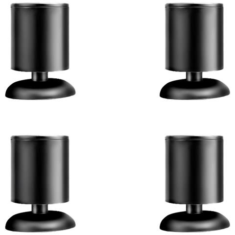 Confezione Da 4 Piastre Di Montaggio Per Gambe Del Tavolo  6 Cm Un - Foto 1