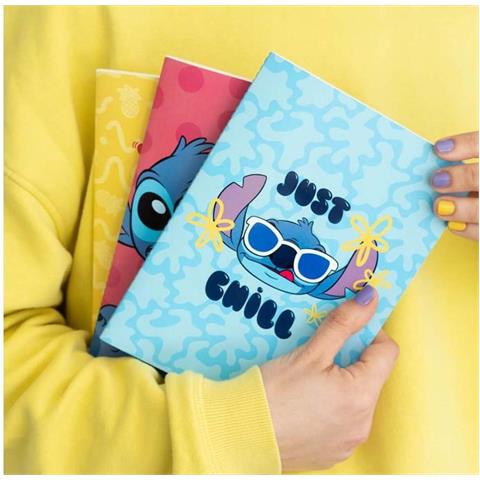 Lotto 3 Quaderni A5 Collezione Pagine A Punto Tropicale Varietà Di Righe E Vuote, Multicolore - Foto 2