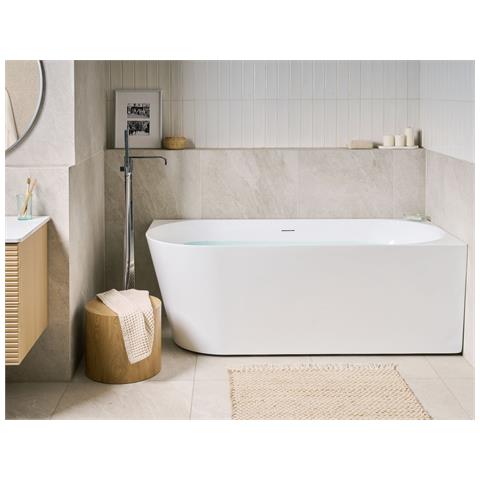 Vasca Da Bagno Angolare Renaca Lato Sinistro 170 X 79 Cm Bianco - Foto 1
