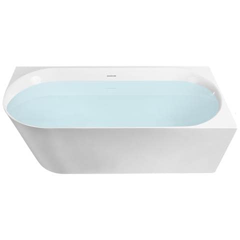 Vasca Da Bagno Angolare Renaca Lato Sinistro 170 X 79 Cm Bianco - Foto 2