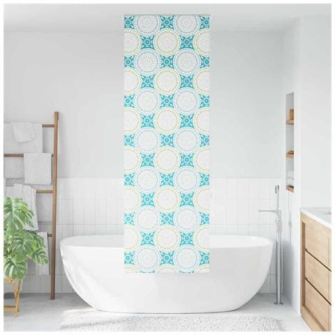 Tenda a Rullo Doccia 60x240 cm Larghezza Tessuto 56 cm - Foto 2