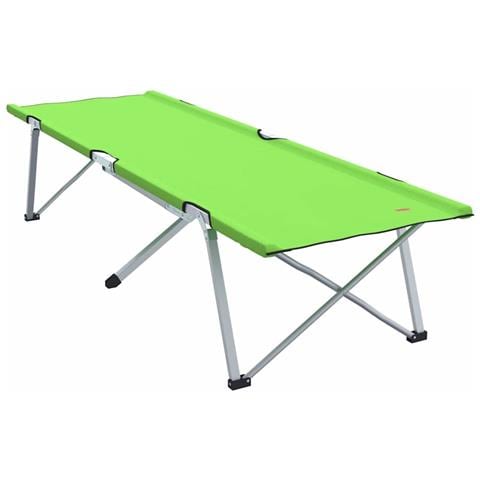 Letto da campeggio pieghevole Verde scuro 62 x 194 x 42 cm - Foto 1