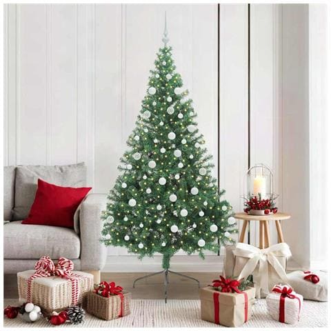 Albero di Natale artificiale con luci integrate Verde 180 cm - Foto 2