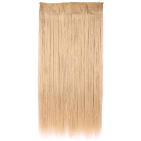 Parrucca Coda Di Cavallo Lunga Liscia - Estensione Capelli In Fibra Ad Alta Temperatura Gold - Foto 1