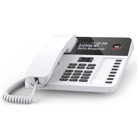 DESK 600 Telefono analogico Identificatore di chiamata Bianco - Foto 1