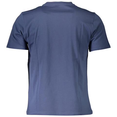 MAGLIETTA MASCHILE A MANICHE CORTE BLU - Colore: Blu, Taglia: L - Foto 2