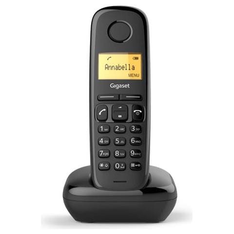 A170 Telefono analogico /DECT Identificatore di chiamata Nero - Foto 1