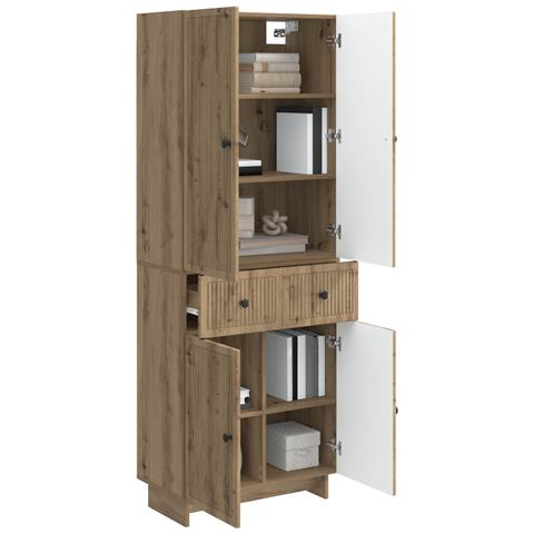 Set di armadi 2 pcs 66 x 34,5 x 90 cm Legno ingegnerizzato - Foto 2
