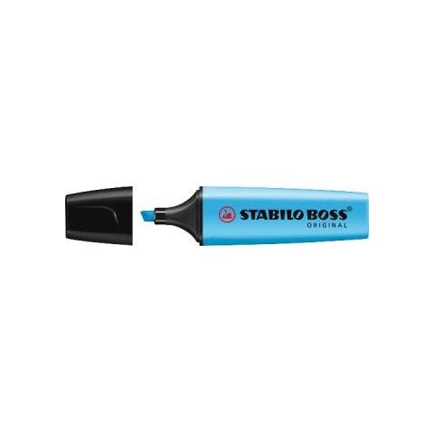 confezione da 10 pezzi - evidenziatore stabilo boss blu 70/31 - Foto 3