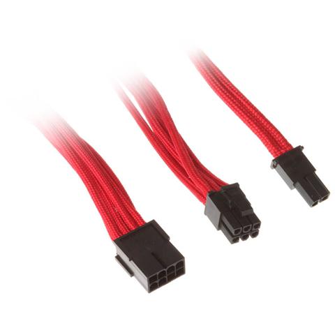 Adattatore PCI-8pin to PCIE-6+2pin 250mm, Rosso - Foto 1