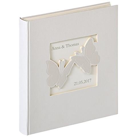 Album Fotografico Farfalla 28 x 30.5 cm Colore Bianco - Foto 1