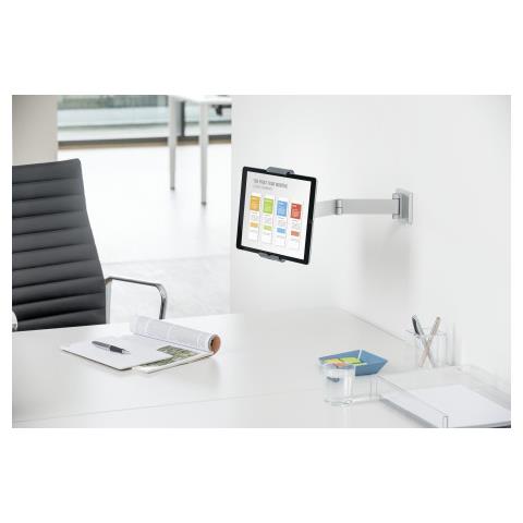 Tablet Holder WALL ARM argento - Foto 2