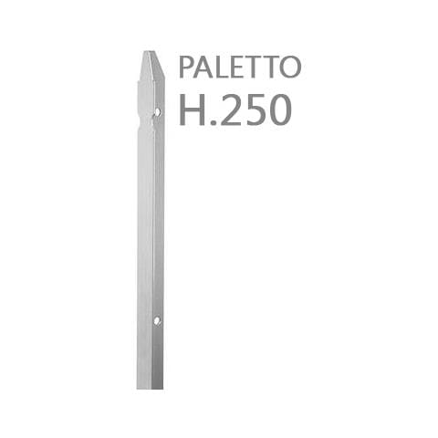 recinzione in ferro sezione mm 30x30x3 altezza Palo 150 CM Verde 10PZ Paletto a T PLASTIFICATO per recinzioni da GIARDINO