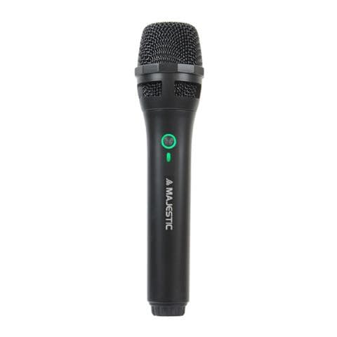 MIC-601W Microfono Wireless UHF con Ricevitore Ricaricabile Nero - Foto 2
