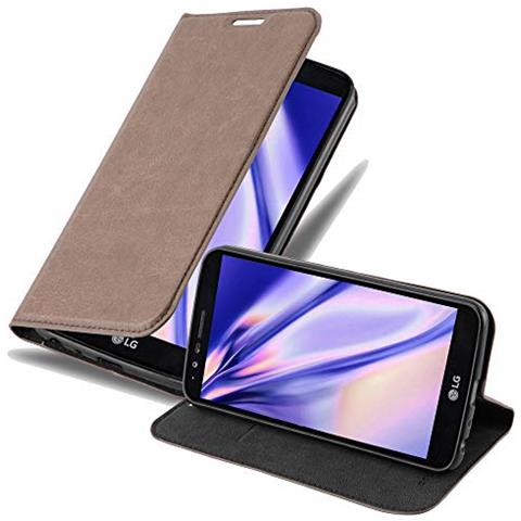 Custodia Compatibile Con Lg Stylus 3 In Bruno Caffè - Coperchio Protettiva Con Chiusura Magnetica, Funzione Stand E Tasca Per Le Carte - Foto 1