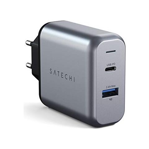 Dual-port Caricatore Da Parete Da 30 W Con Porta Usb-c Pd E Usb 3.0 - Compatibile Con 2019 Ipad, 2018 Ipad Pro, 2018 Macbook Air, Iphone 11 Plus Max / 11 Plus / 11 (eu) - Foto 1