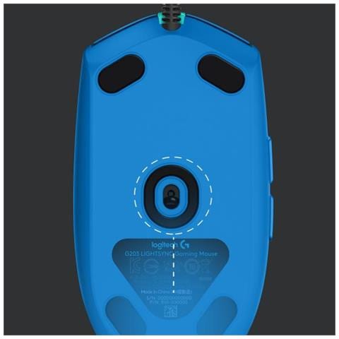 Mouse G G203 Laser 6 Tasti 8800 DPI Colore Blu  - Foto 3